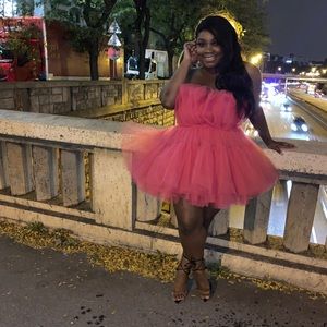 Pink Tulle Dress